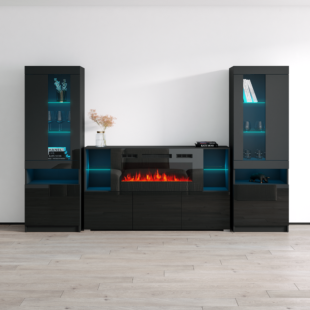 Komi 03 Fireplace Entertainment Center