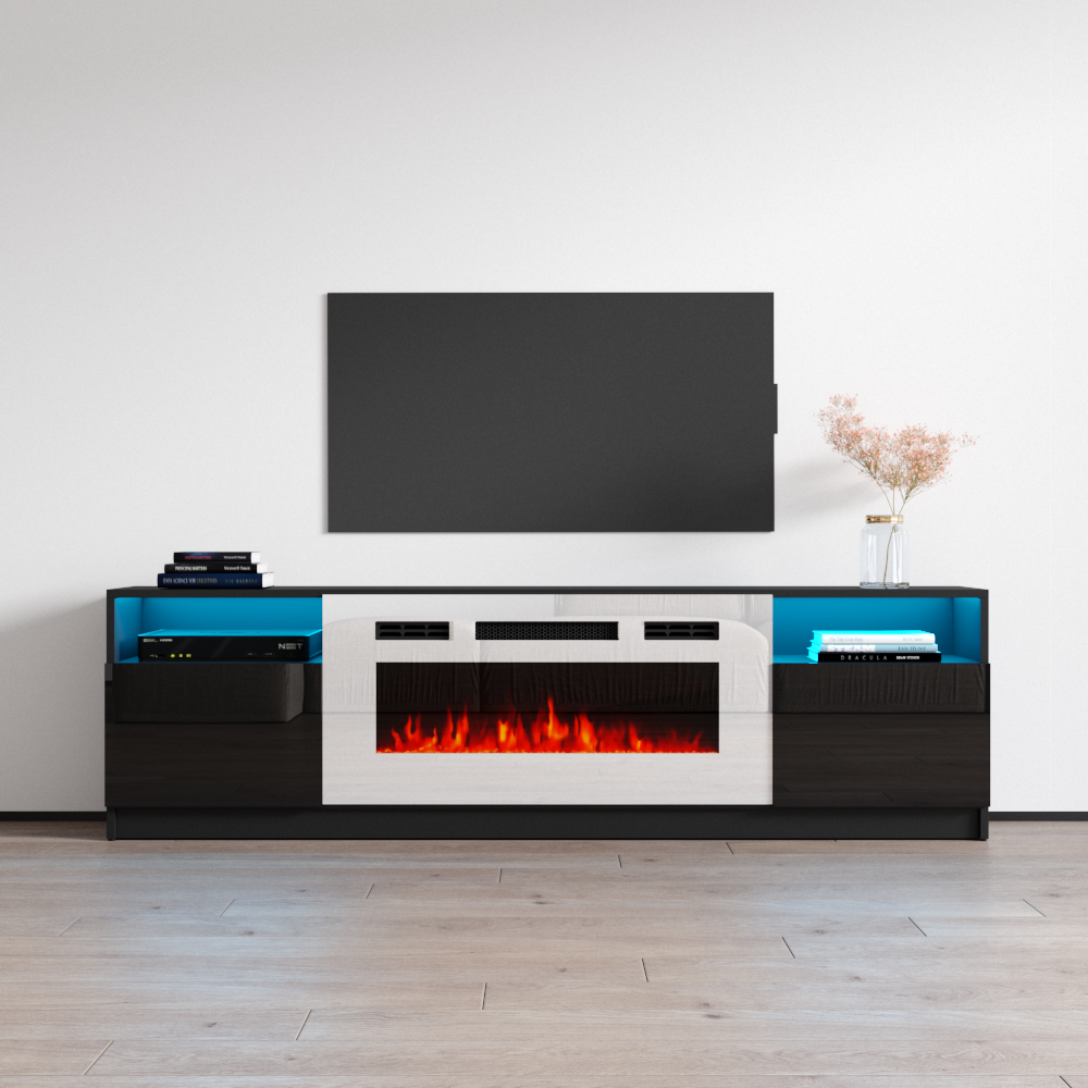 York WH02 Fireplace TV Stand