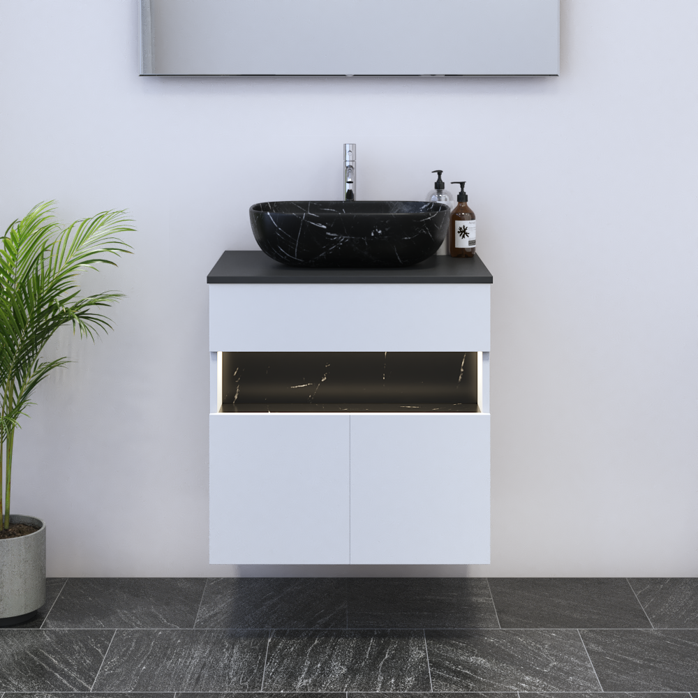 Laguna 2D 60 Floating Bathroom Vanity