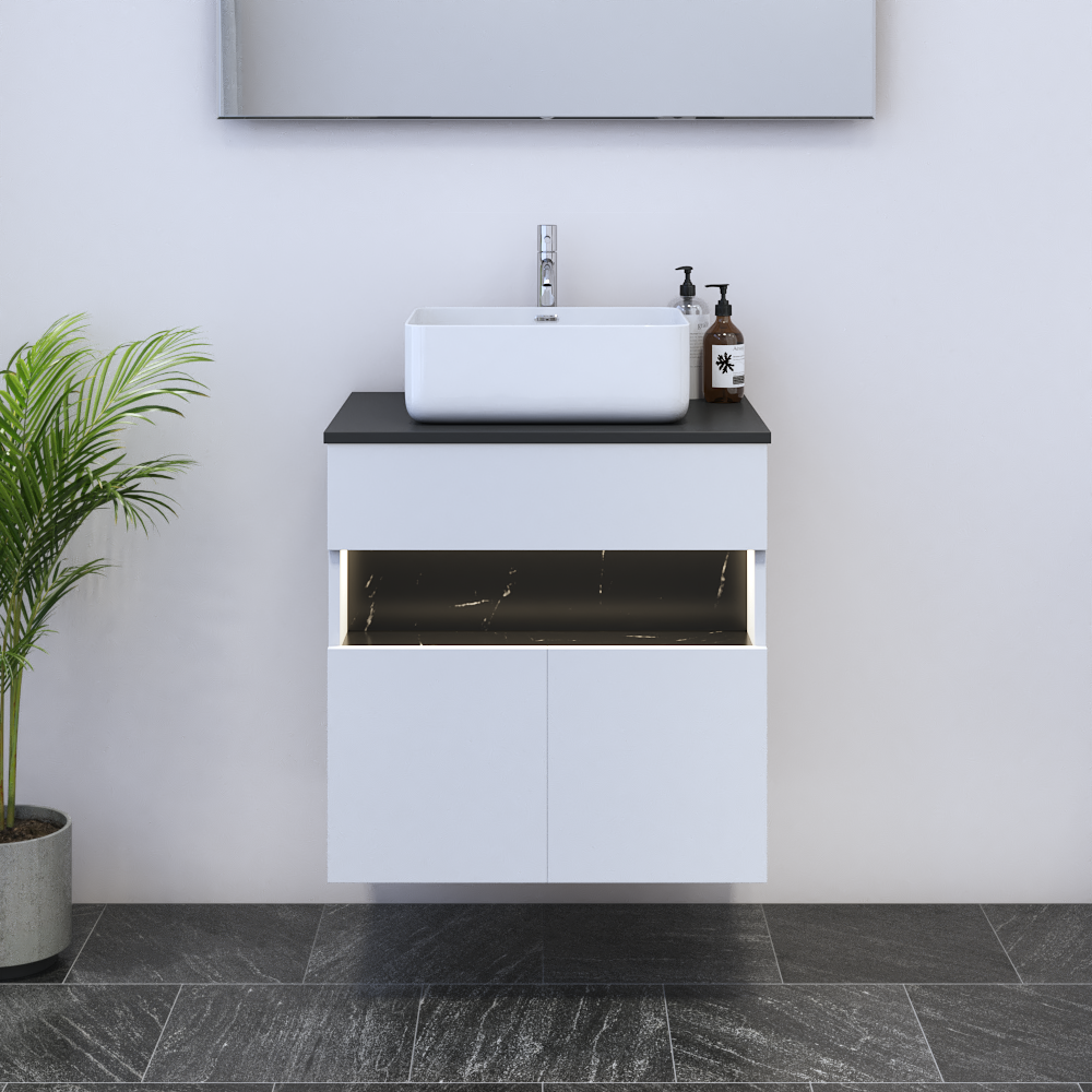 Laguna 2D 60 Floating Bathroom Vanity