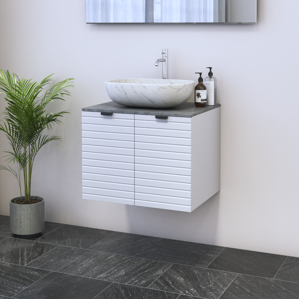 Capri 2D 60 Floating Bathroom Vanity