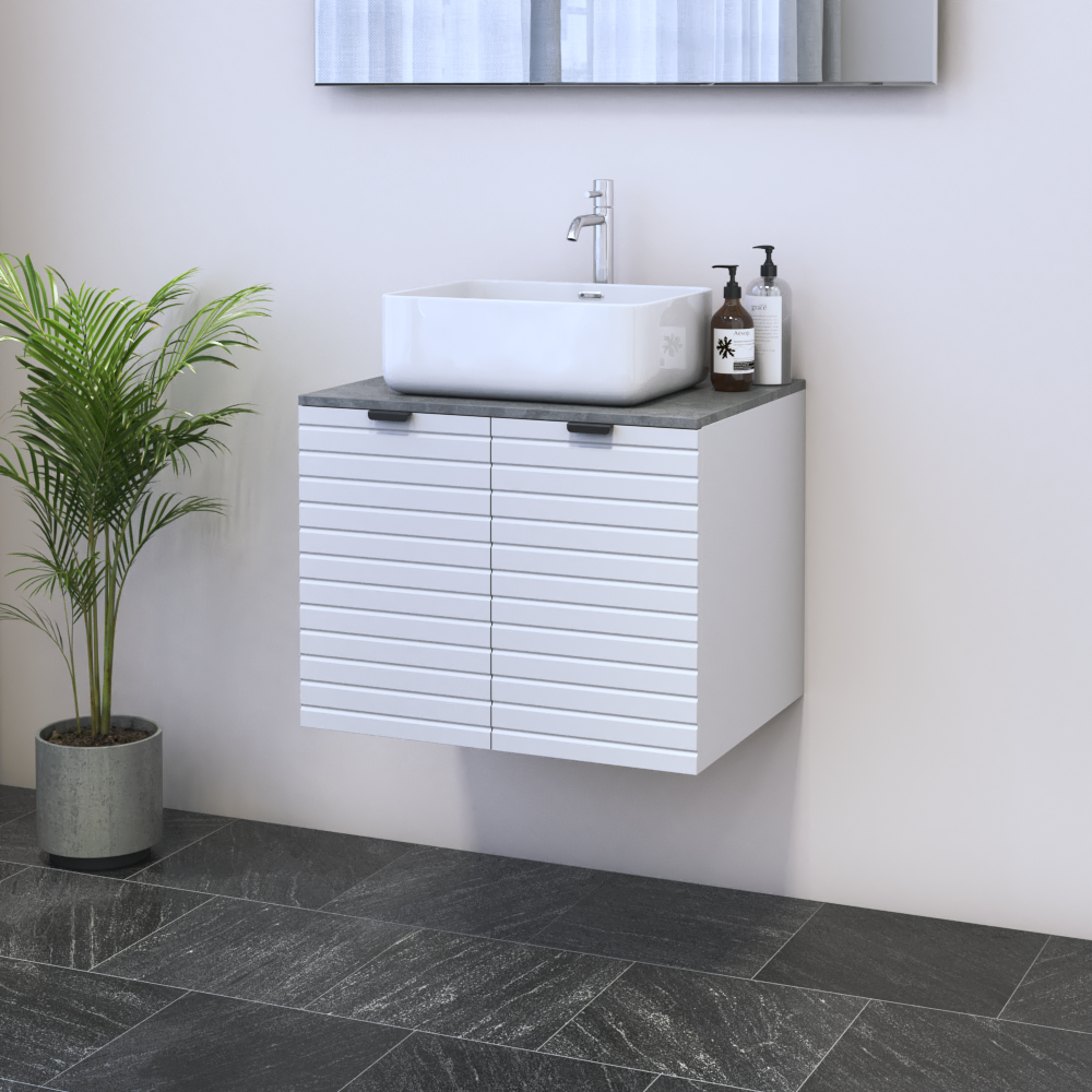 Capri 2D 60 Floating Bathroom Vanity