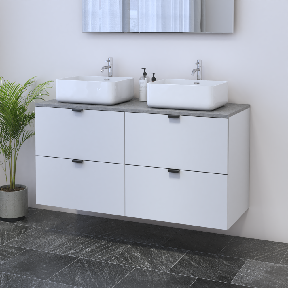 Ines 4S 120 Floating Bathroom Vanity