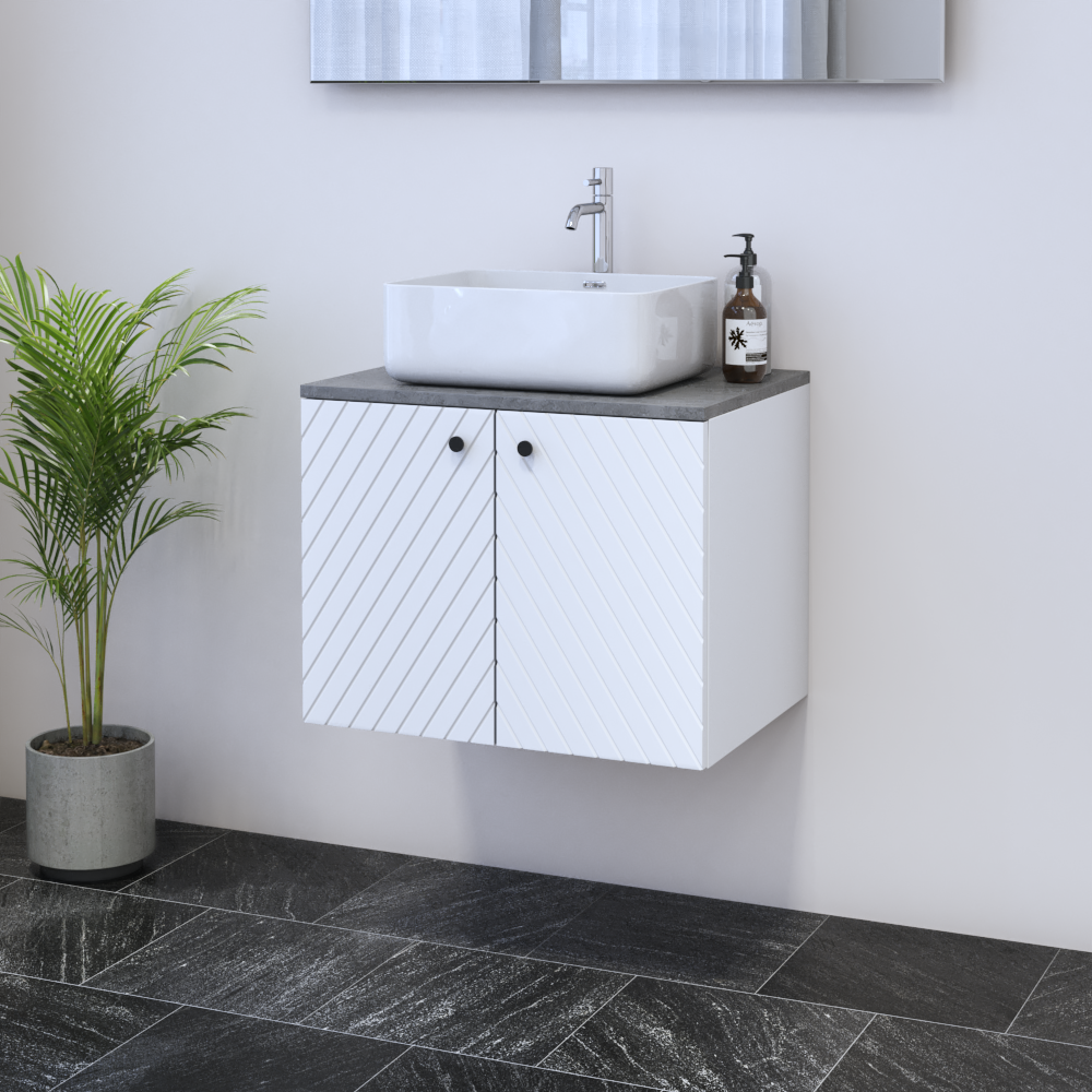 Avela 2D 60 Floating Bathroom Vanity