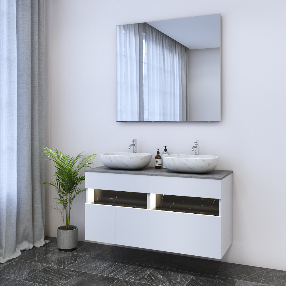 Laguna 4D 120 Floating Bathroom Vanity