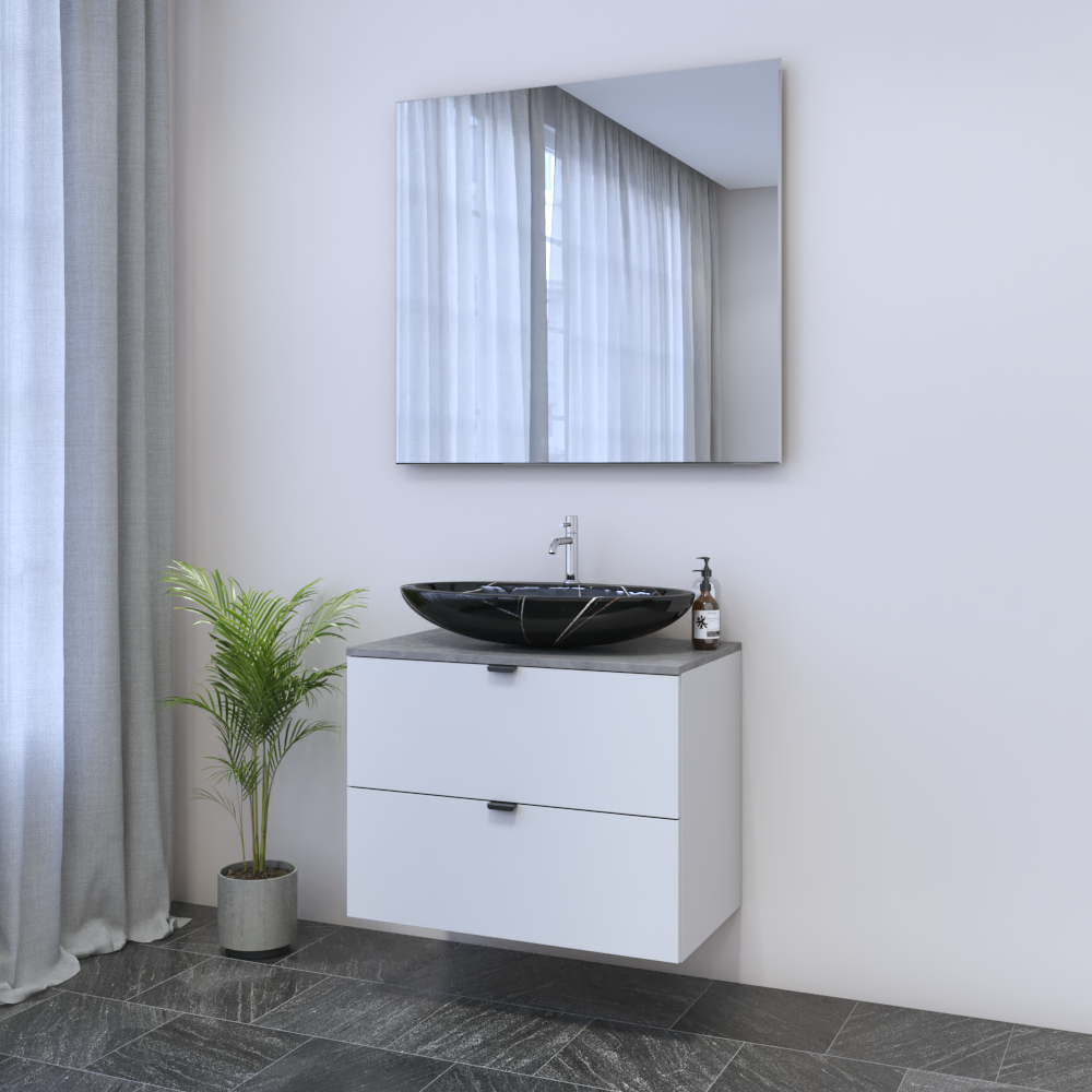 Ines 2S 80 Floating Bathroom Vanity