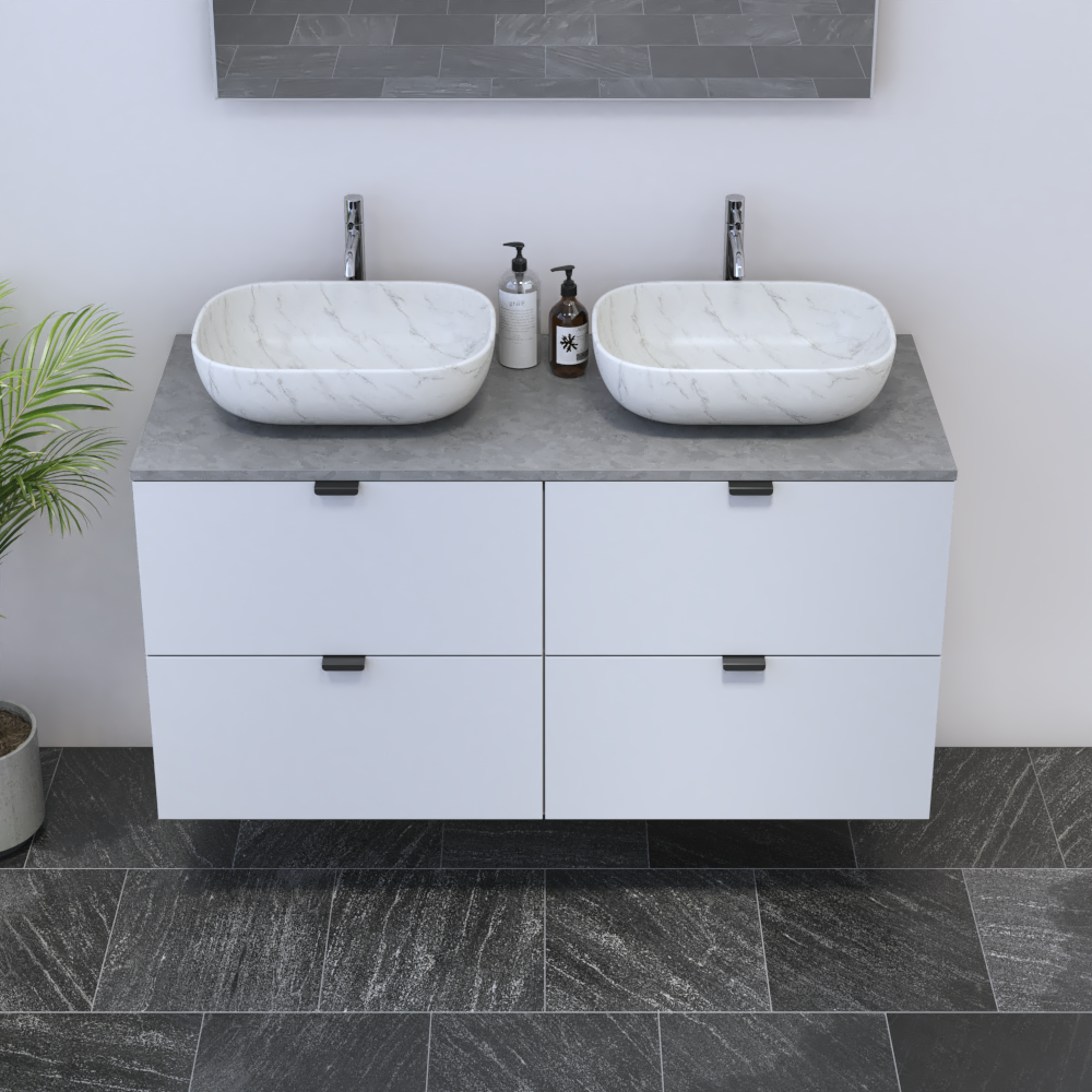 Ines 4S 120 Floating Bathroom Vanity