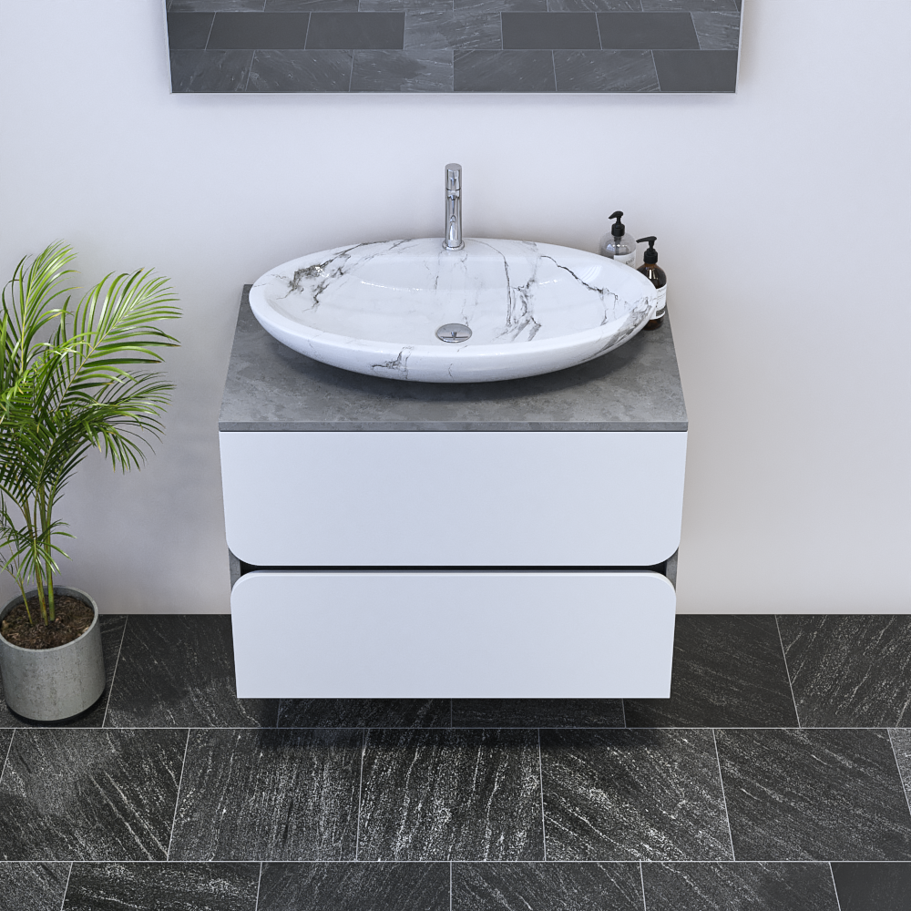 Azurro 2S 80 Floating Bathroom Vanity