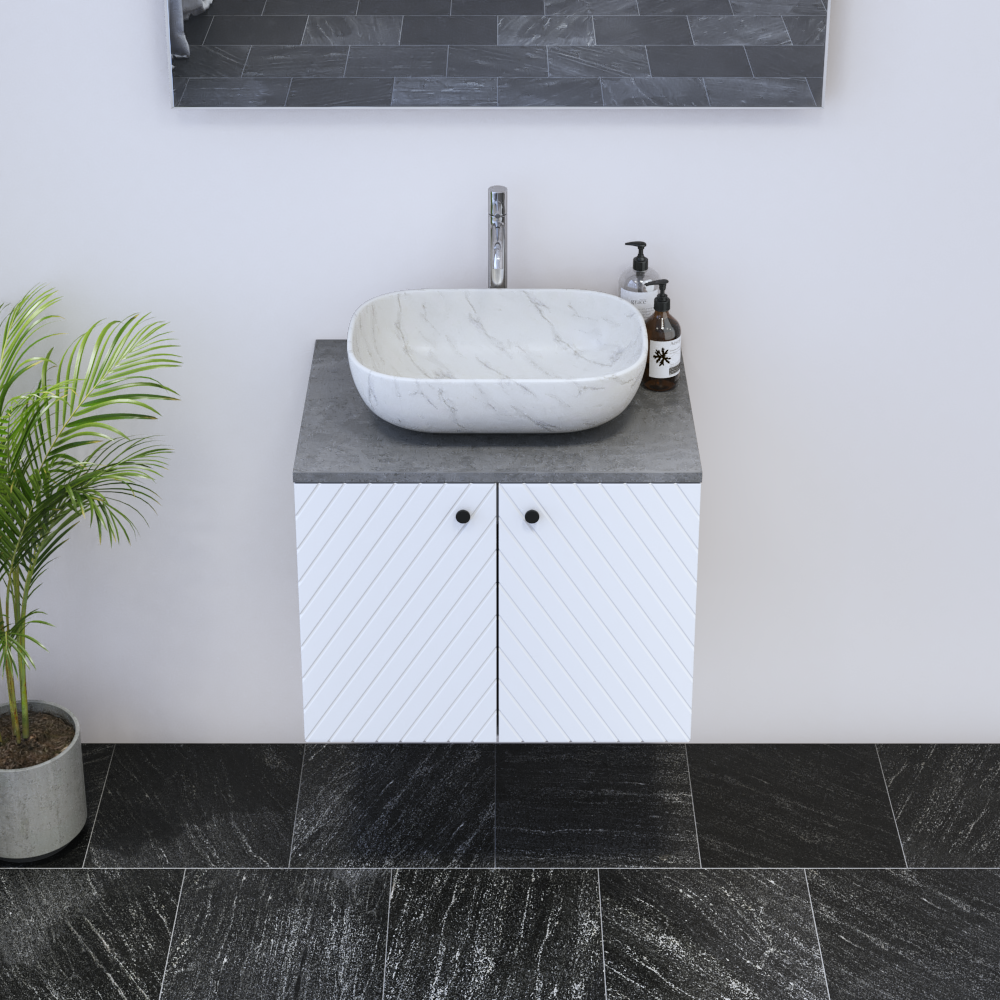 Avela 2D 60 Floating Bathroom Vanity