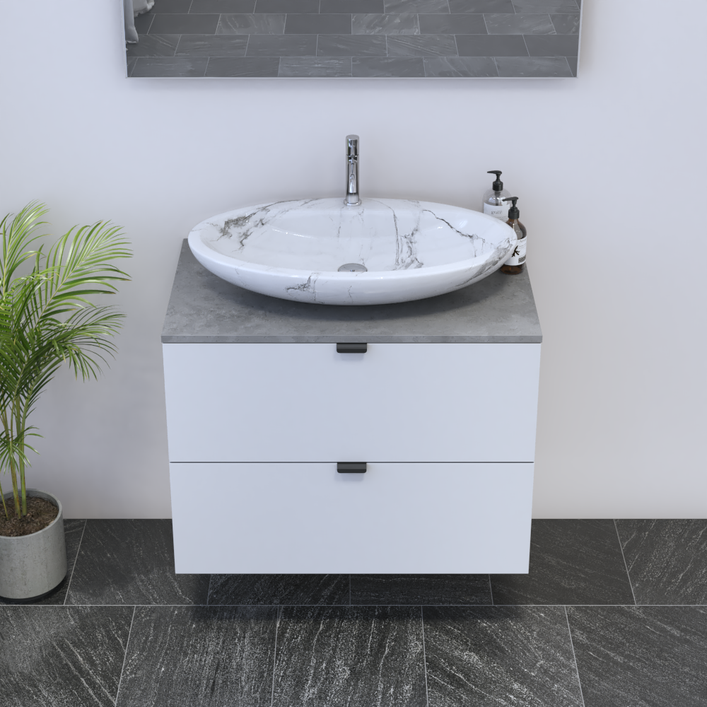 Ines 2S 80 Floating Bathroom Vanity