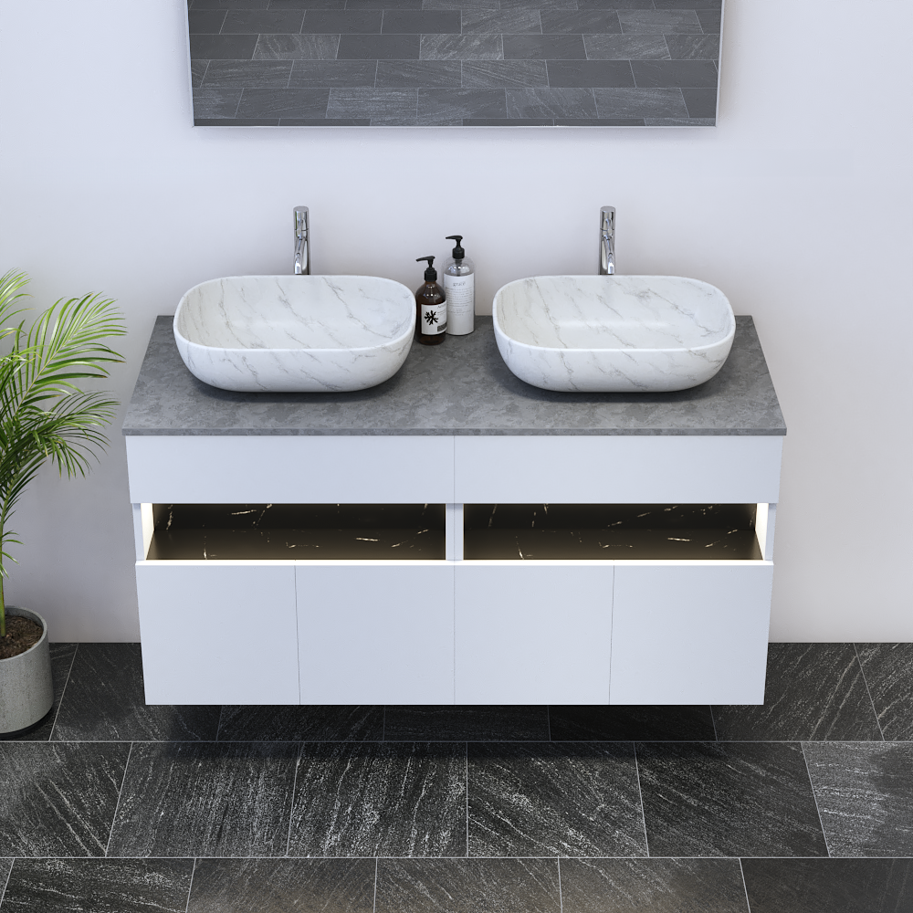 Laguna 4D 120 Floating Bathroom Vanity