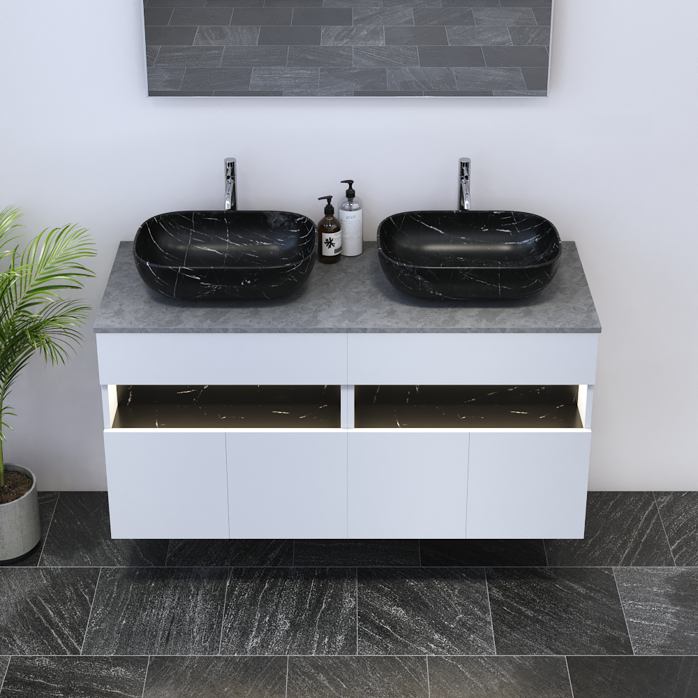 Laguna 4D 120 Floating Bathroom Vanity