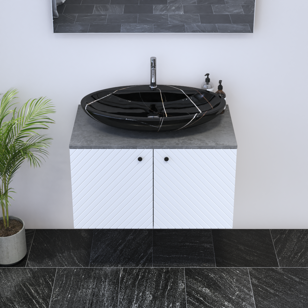 Avela 2D 80 Floating Bathroom Vanity