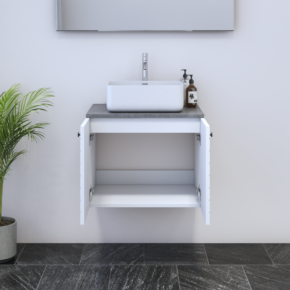 Avela 2D 60 Floating Bathroom Vanity