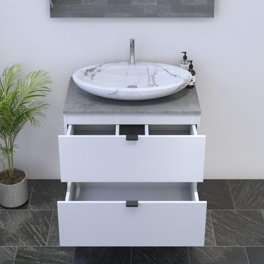 Ines 2S 80 Floating Bathroom Vanity