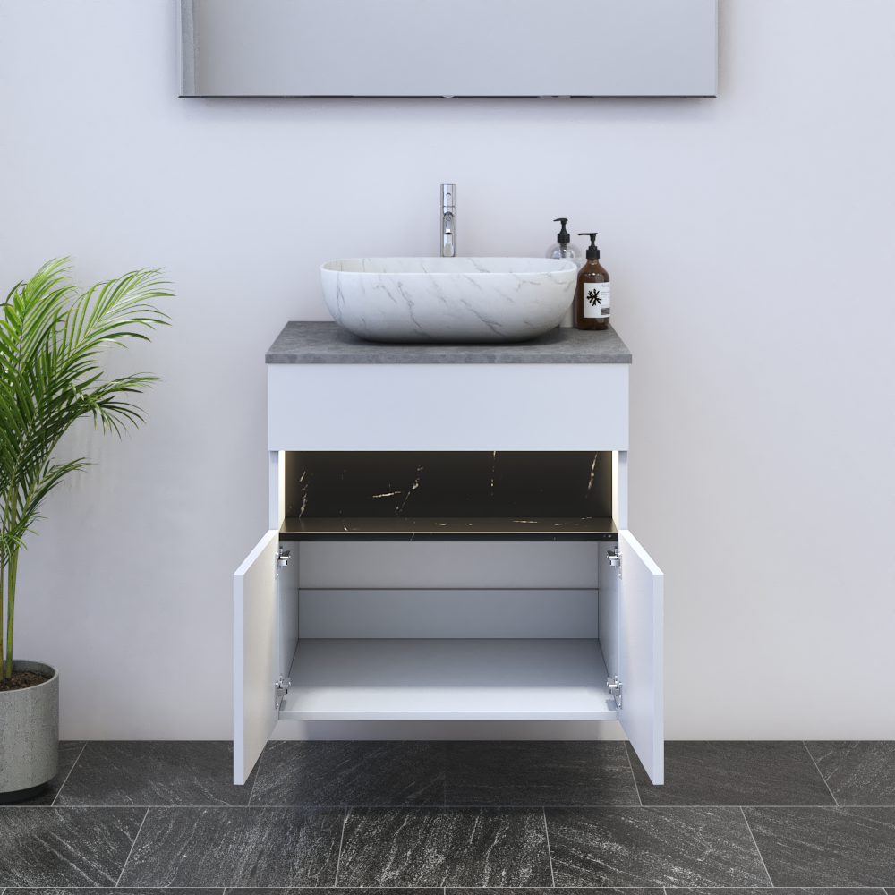 Laguna 2D 60 Floating Bathroom Vanity