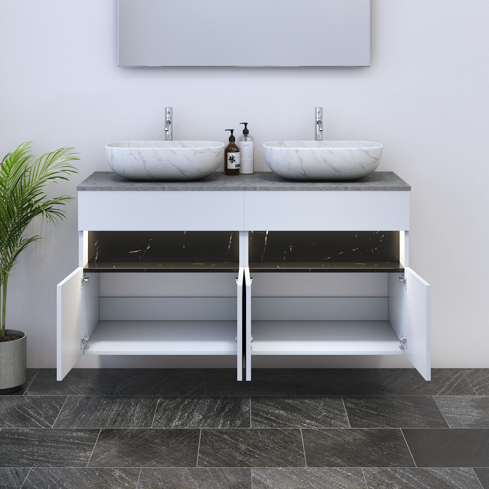 Laguna 4D 120 Floating Bathroom Vanity