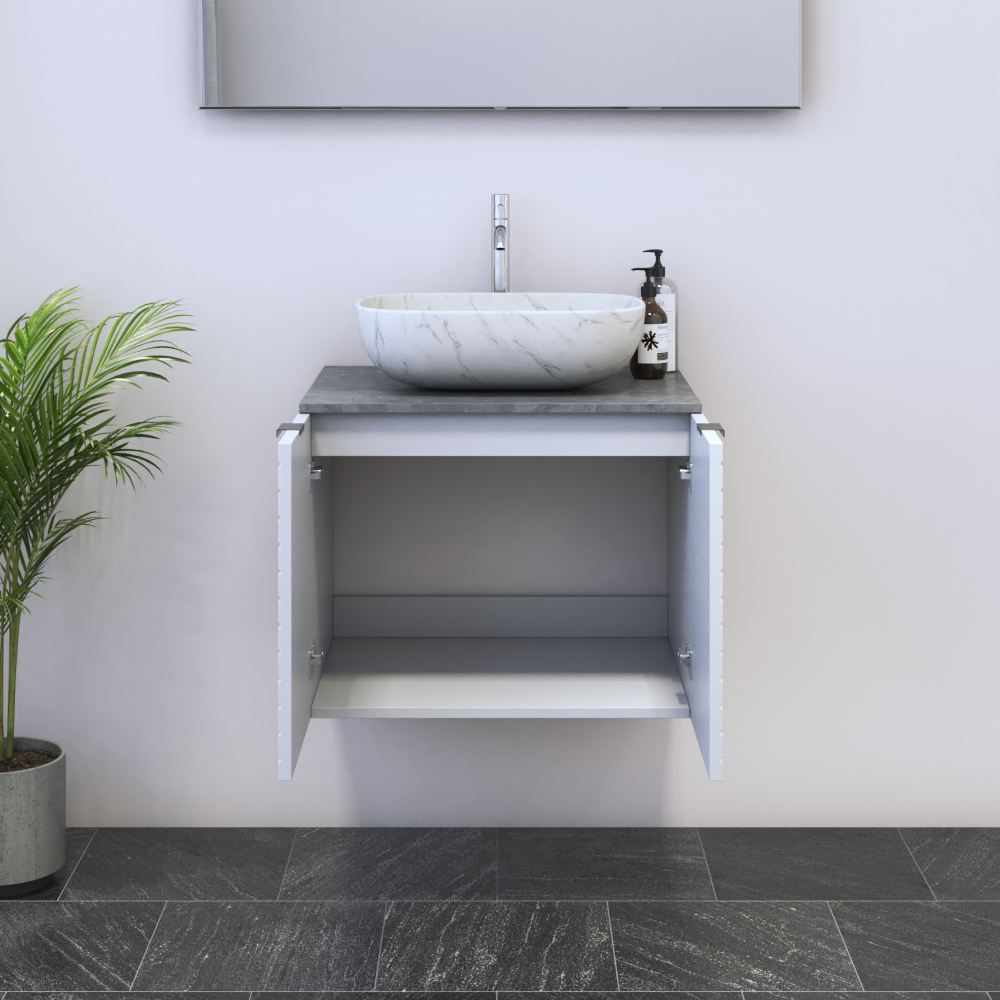 Capri 2D 60 Floating Bathroom Vanity