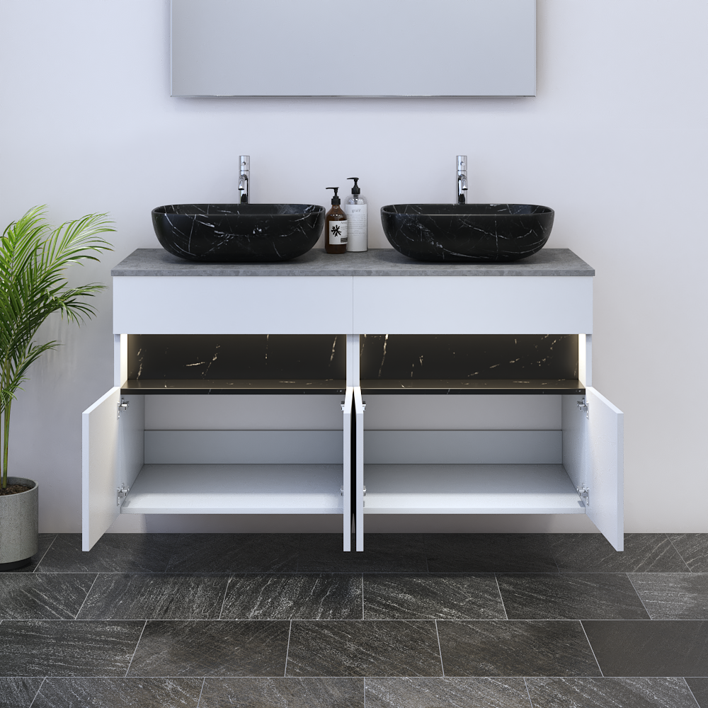 Laguna 4D 120 Floating Bathroom Vanity