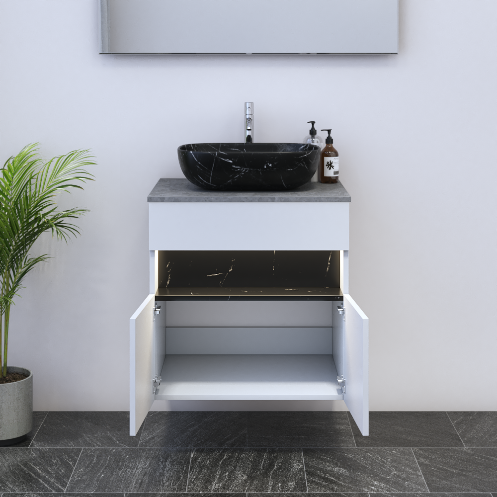 Laguna 2D 60 Floating Bathroom Vanity