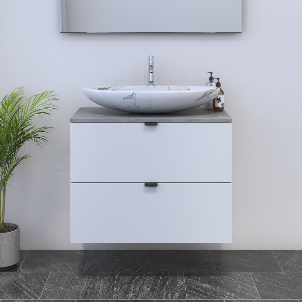 Ines 2S 80 Floating Bathroom Vanity