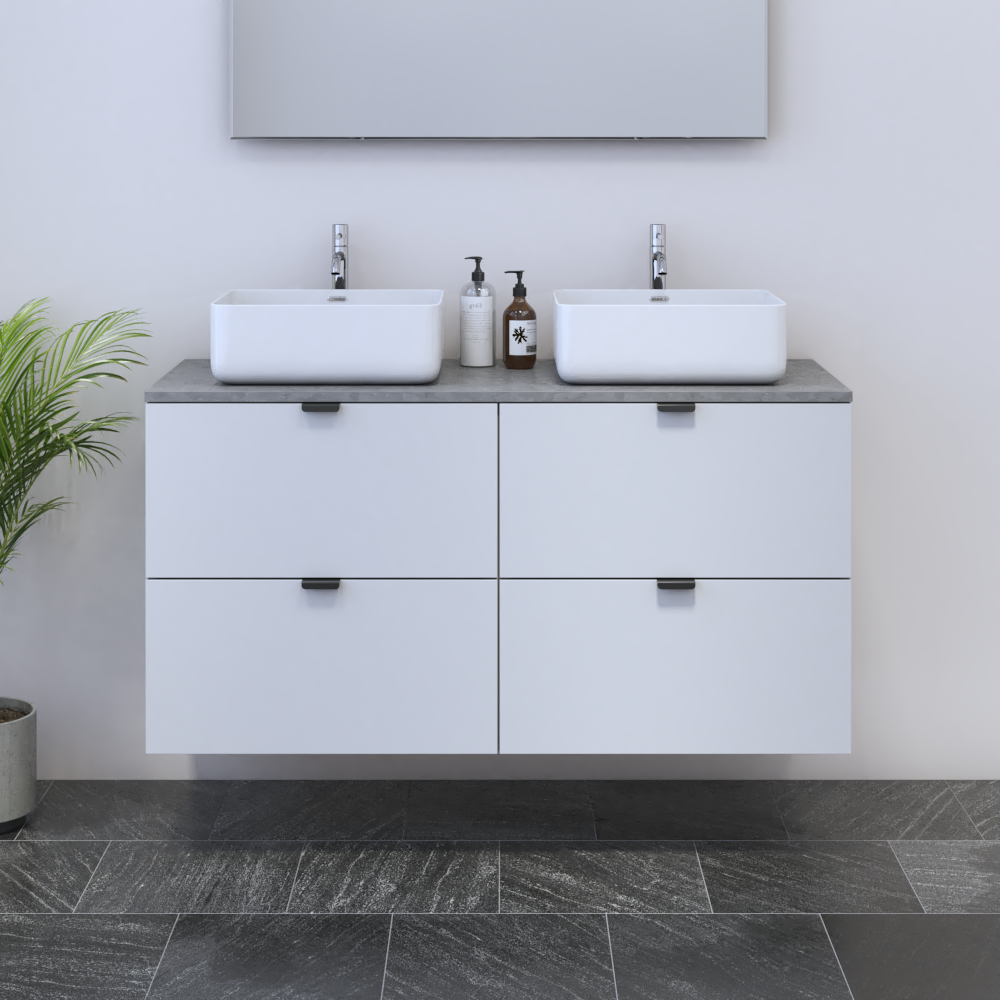 Ines 4S 120 Floating Bathroom Vanity