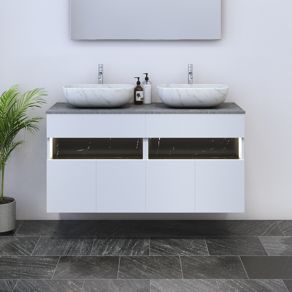 Laguna 4D 120 Floating Bathroom Vanity