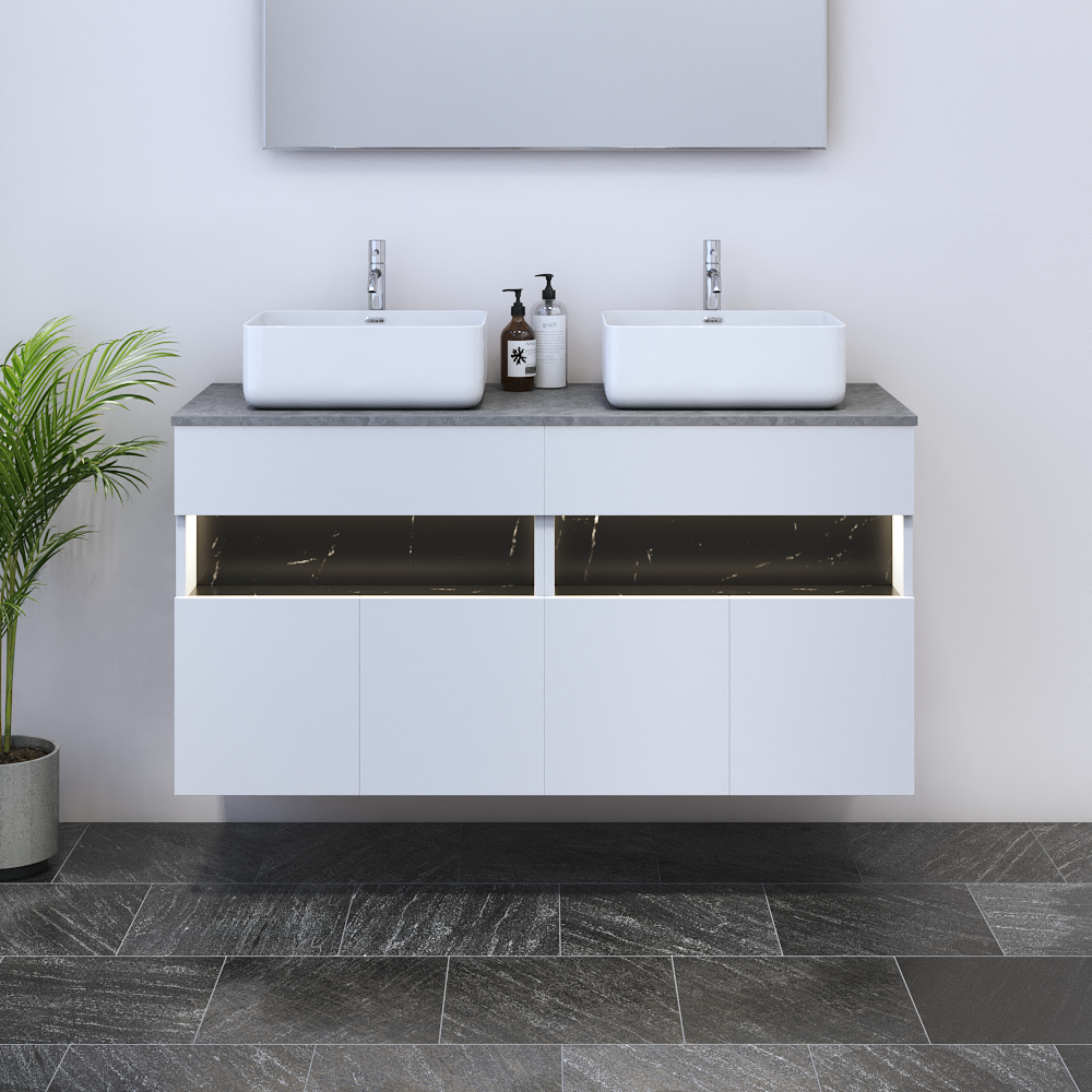 Laguna 4D 120 Floating Bathroom Vanity