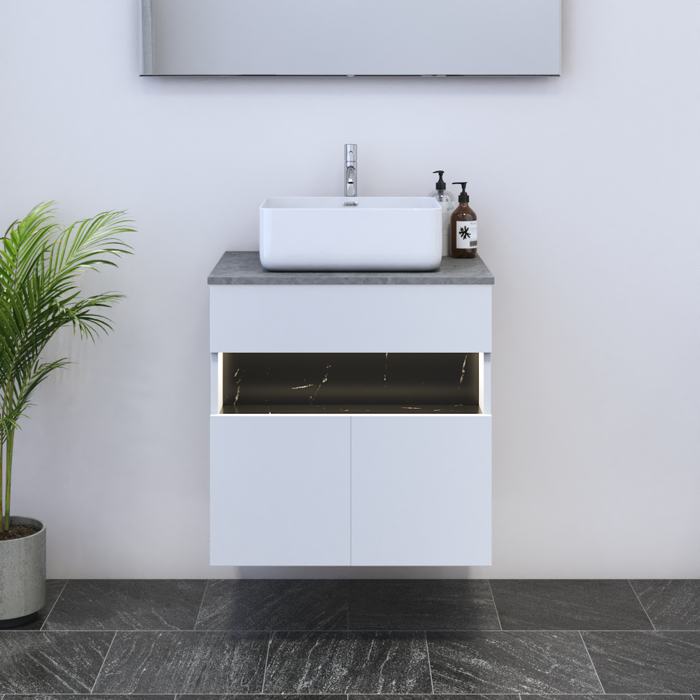 Laguna 2D 60 Floating Bathroom Vanity