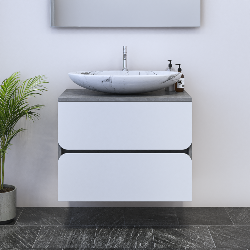 Azurro 2S 80 Floating Bathroom Vanity