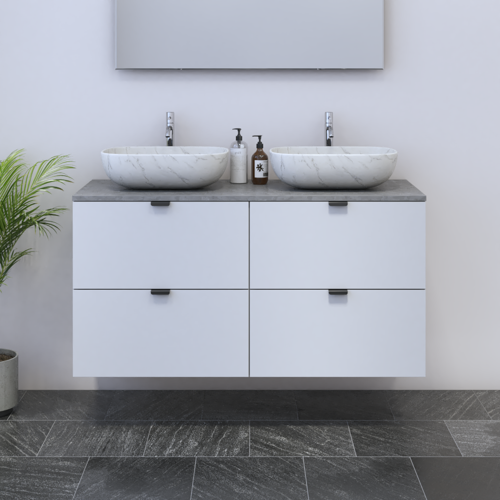 Ines 4S 120 Floating Bathroom Vanity