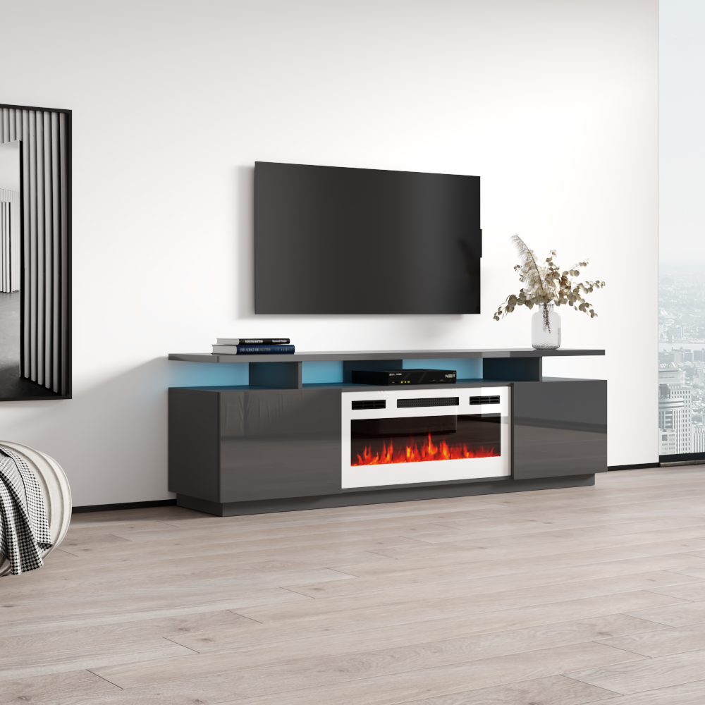 Eva-KWH Fireplace TV Stand