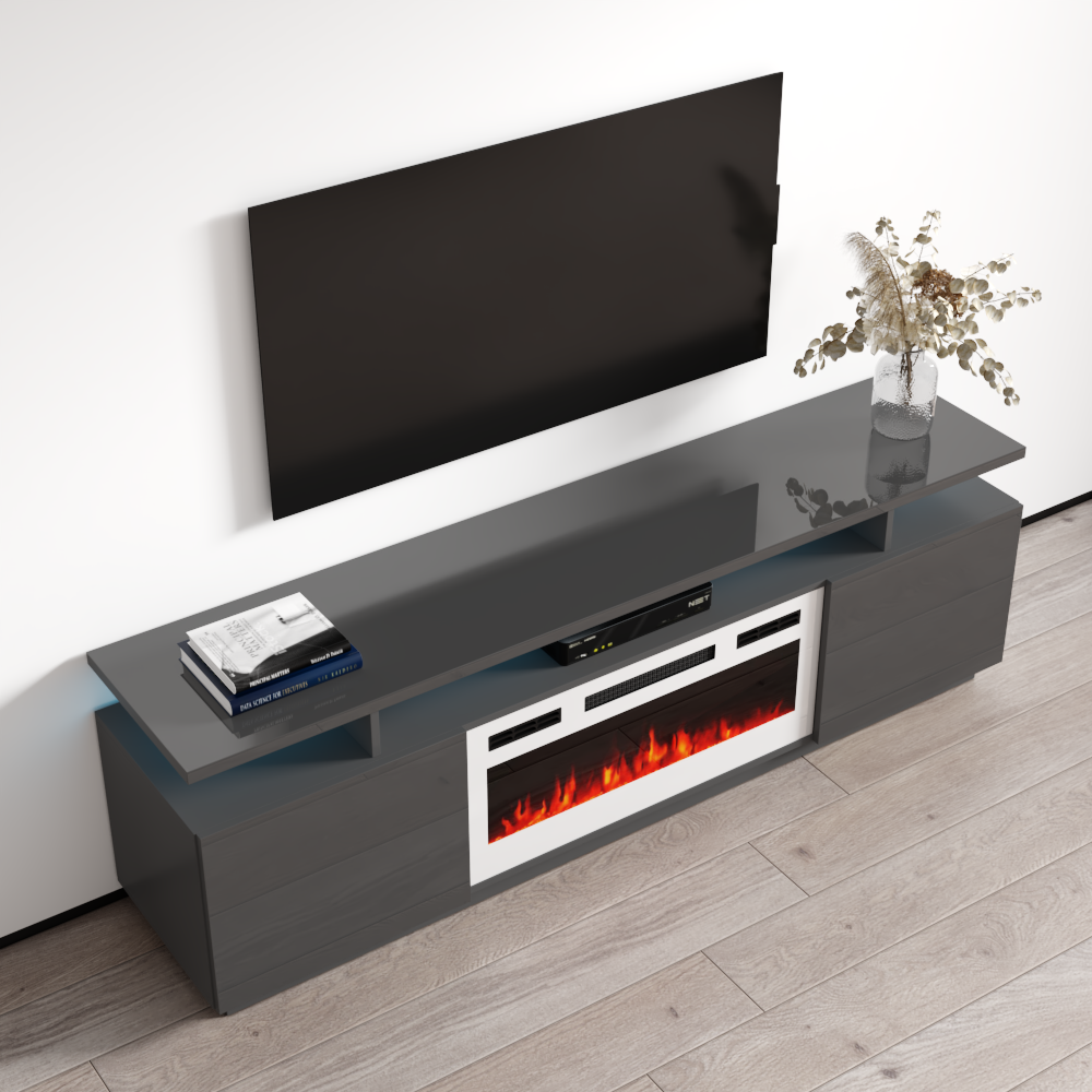 Eva-KWH Fireplace TV Stand