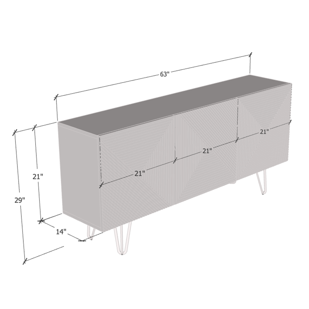 Giza 3D Sideboard