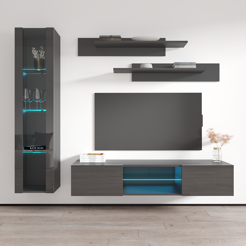 Fly G 33TV Floating Entertainment Center