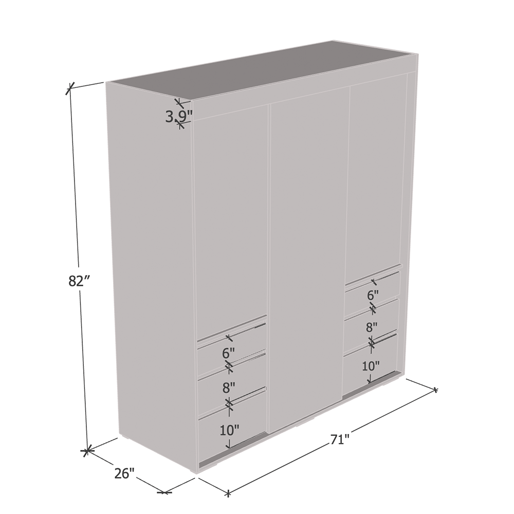 Monaco 3D Wardrobe