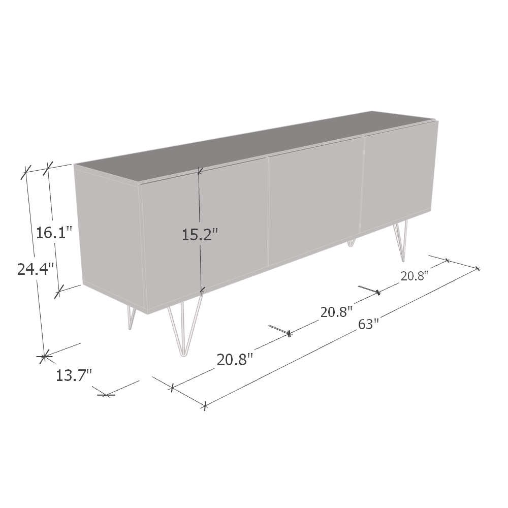 Kris 3D Sideboard