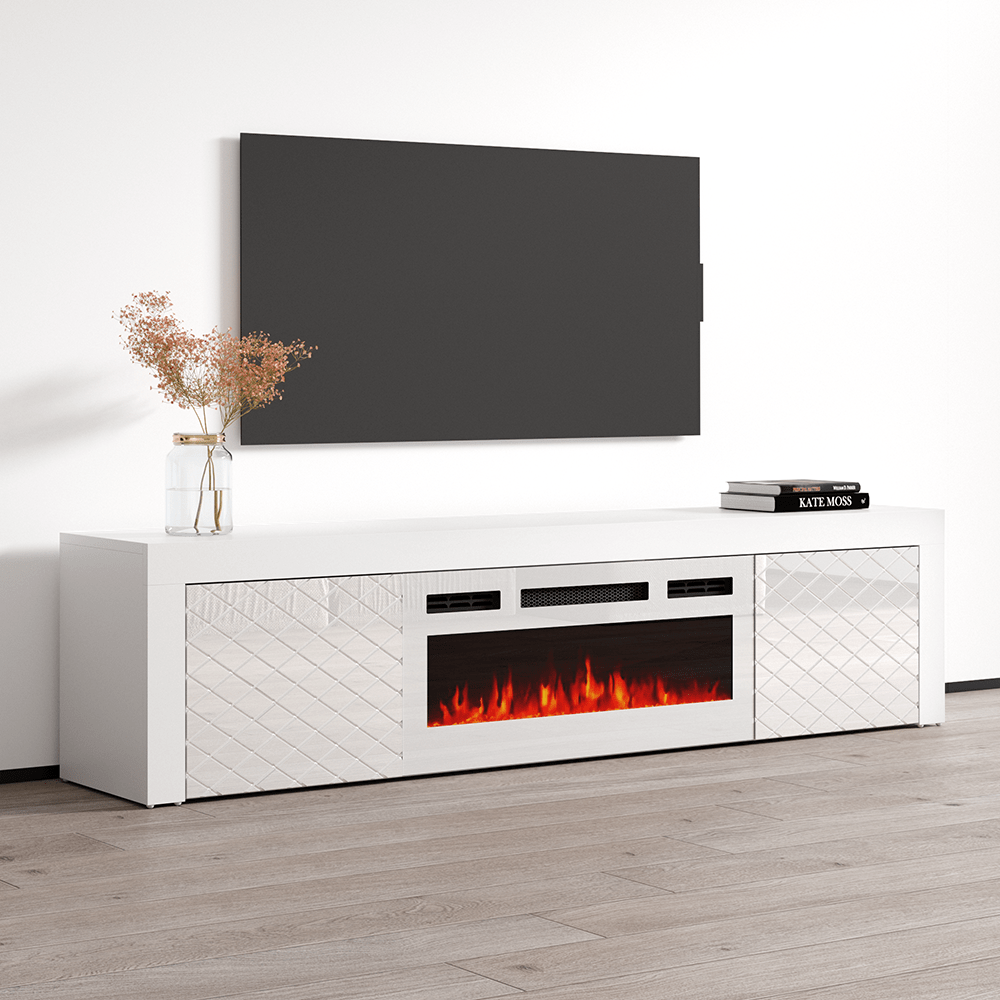 Dia WH-EF Floating Fireplace TV Stand