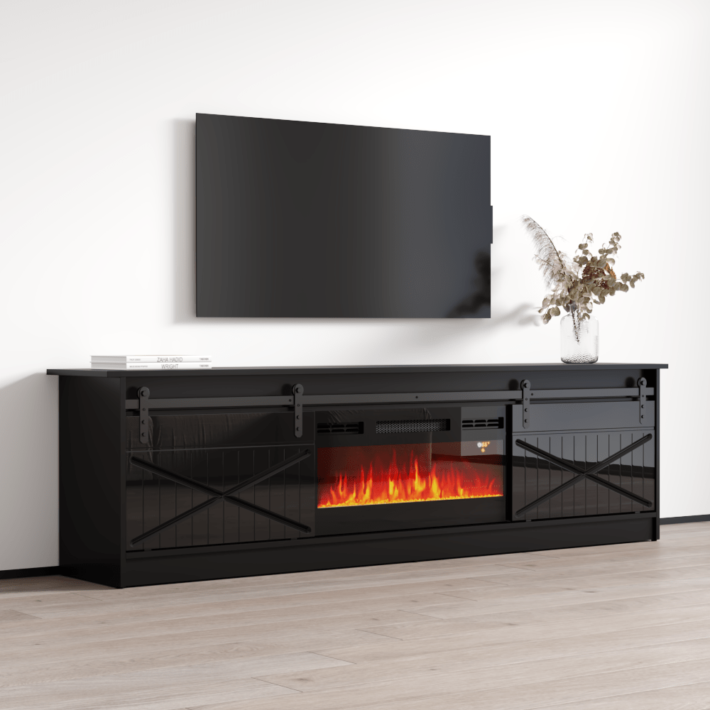 Granero BL-EF Fireplace TV Stand