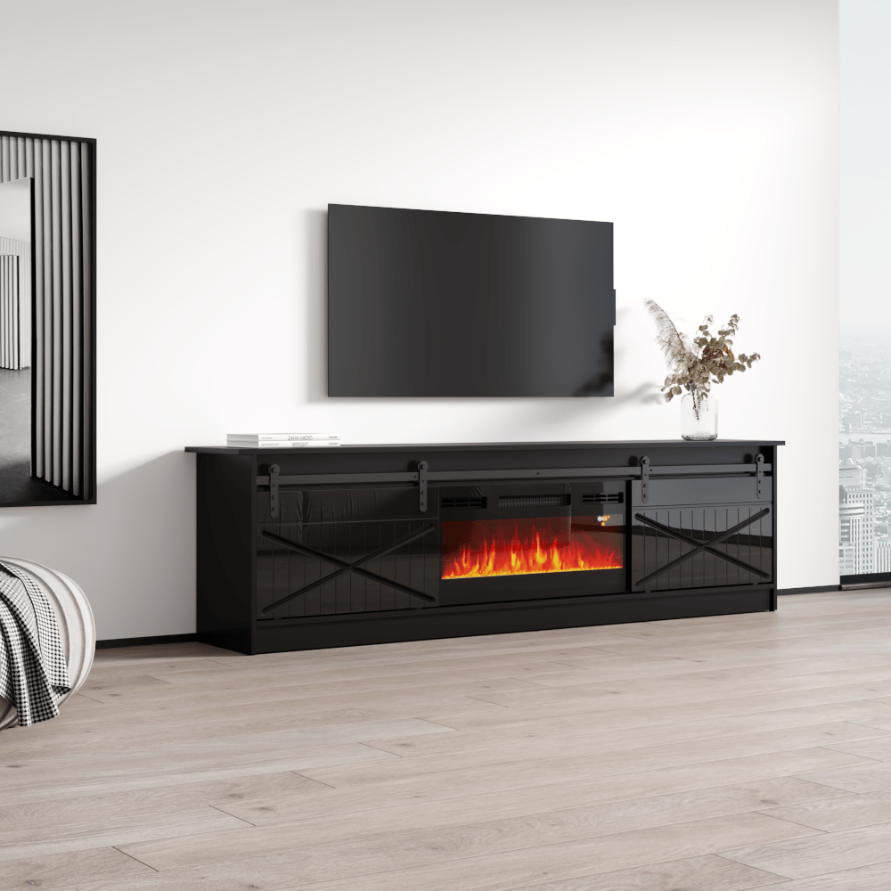 Granero BL-EF Fireplace TV Stand