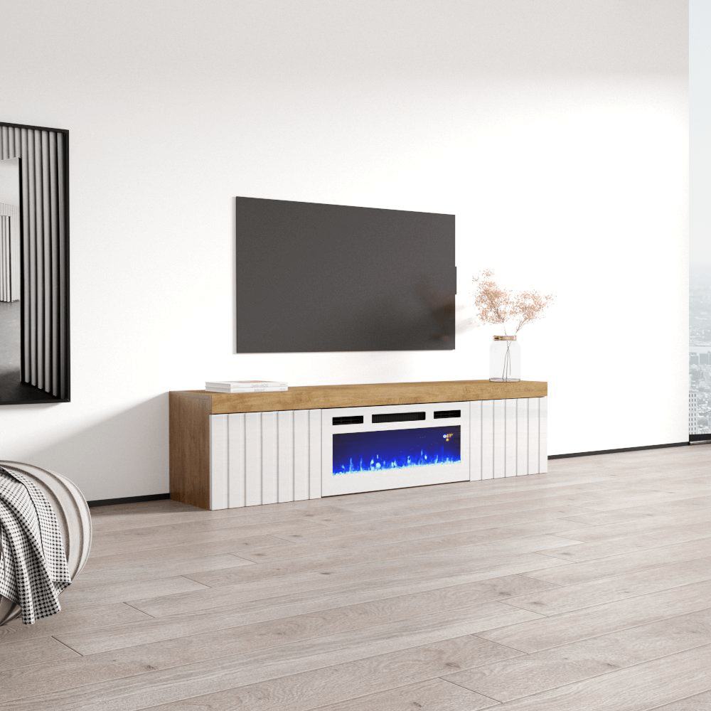 Knoxville WH-EF Floating Fireplace TV Stand