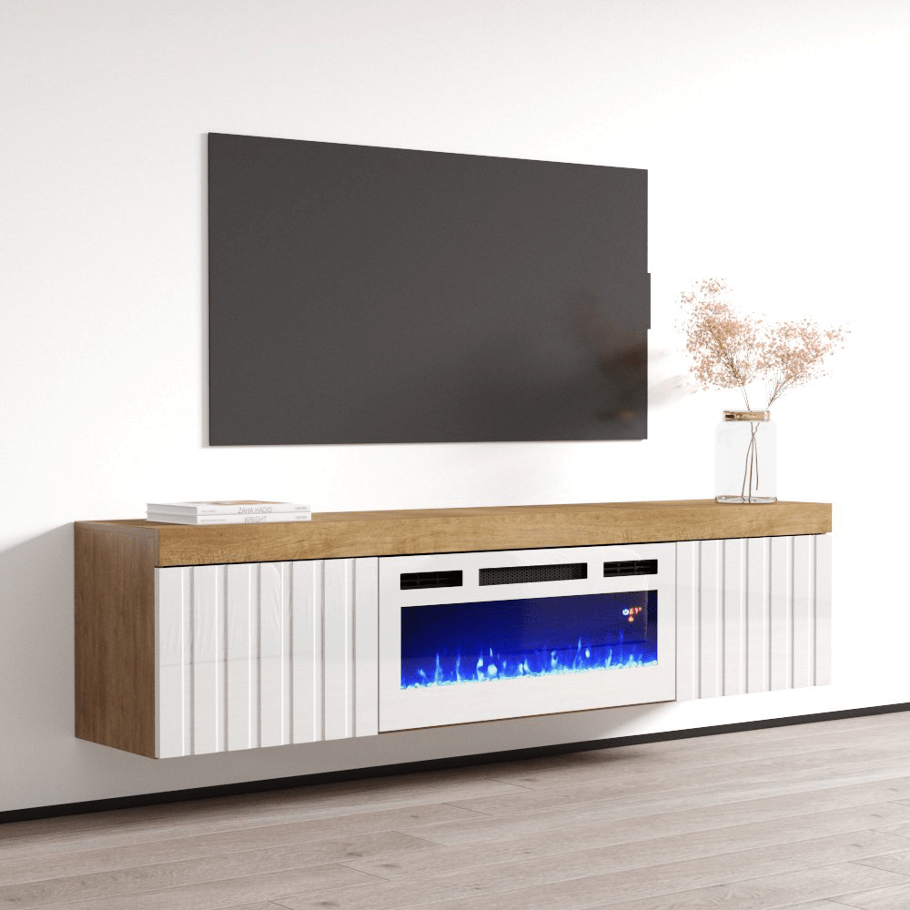 Knoxville WH-EF Floating Fireplace TV Stand