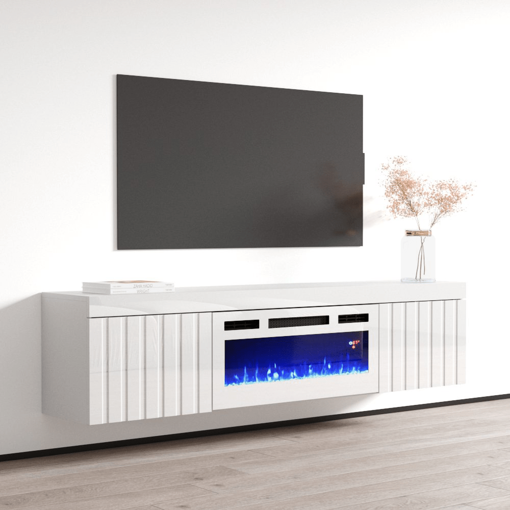 Knoxville WH-EF Floating Fireplace TV Stand