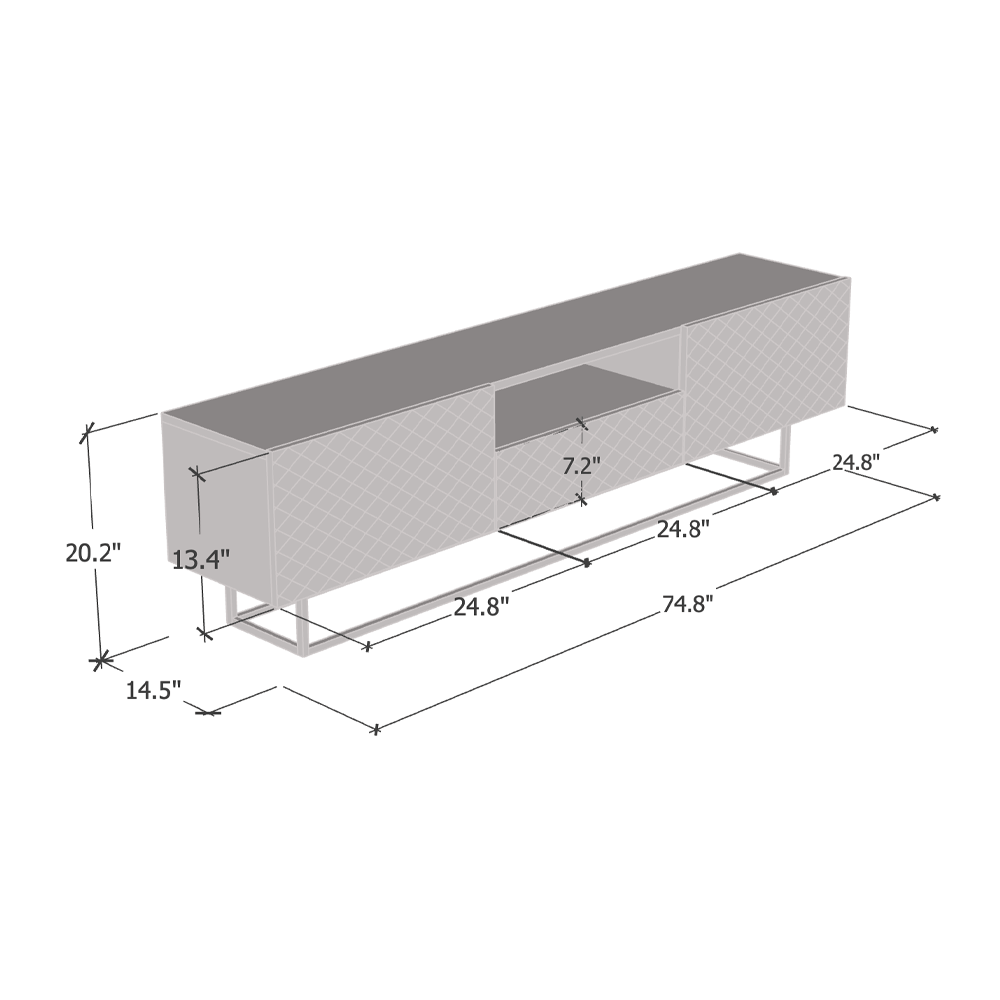 Lattice 01 TV Stand