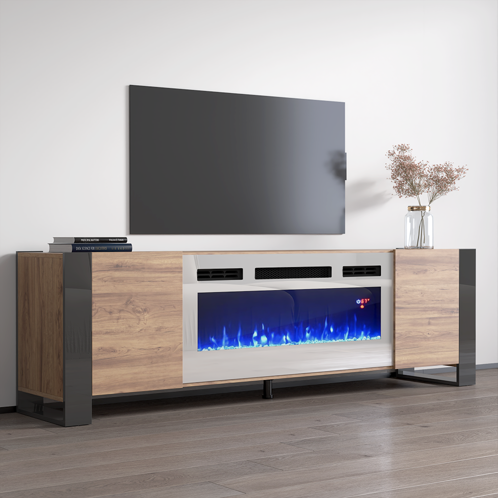 Woody WH-EF Fireplace TV Stand