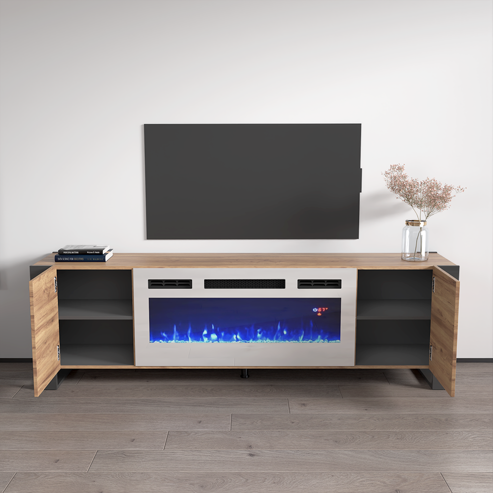 Woody WH-EF Fireplace TV Stand