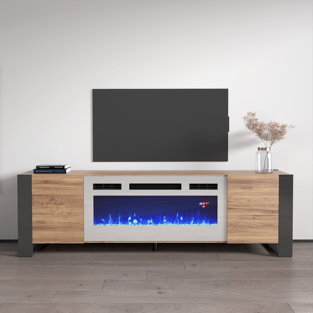 Woody WH-EF Fireplace TV Stand