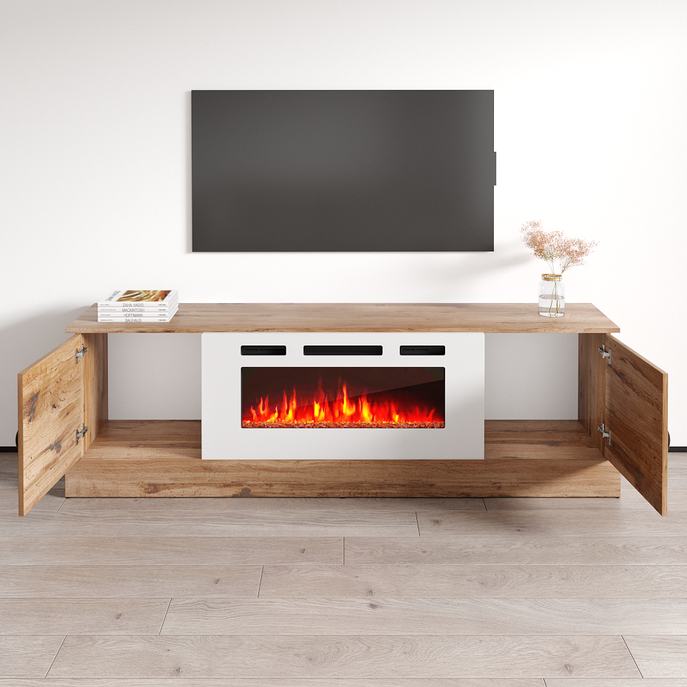 Carmen WH-EF Fireplace TV Stand