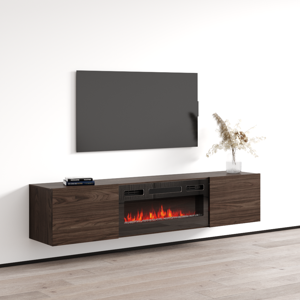 Baja BL-EF Floating Fireplace TV Stand