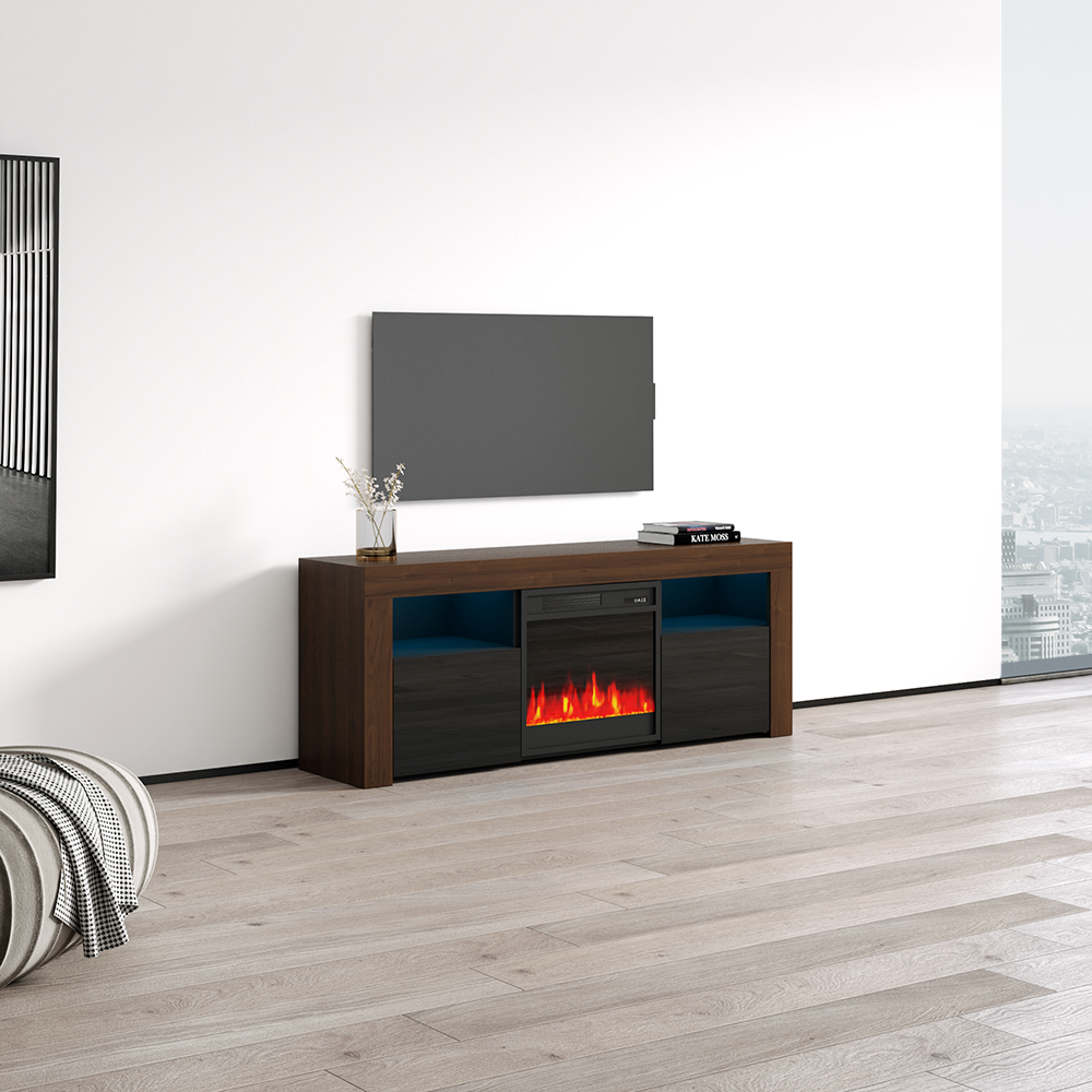 Milano 145EF Fireplace TV Stand